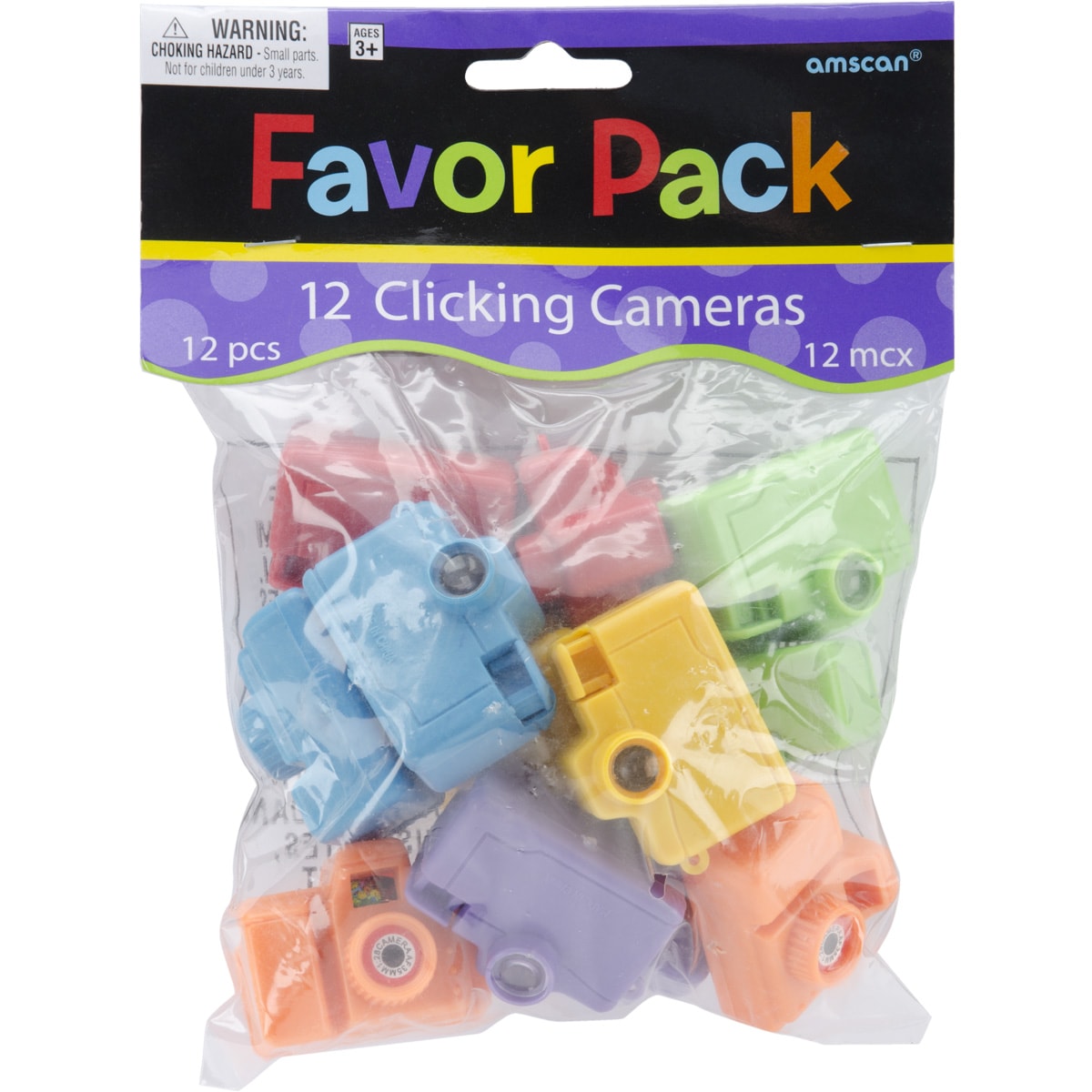 Clicking Cameras Party Favors (Pack of 12)