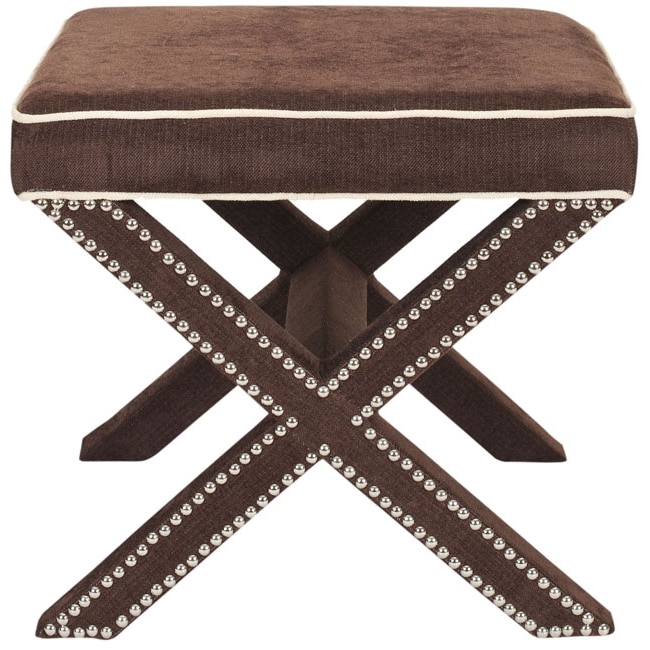 Bench Nailhead Brown/ White Ottoman Today $177.99 