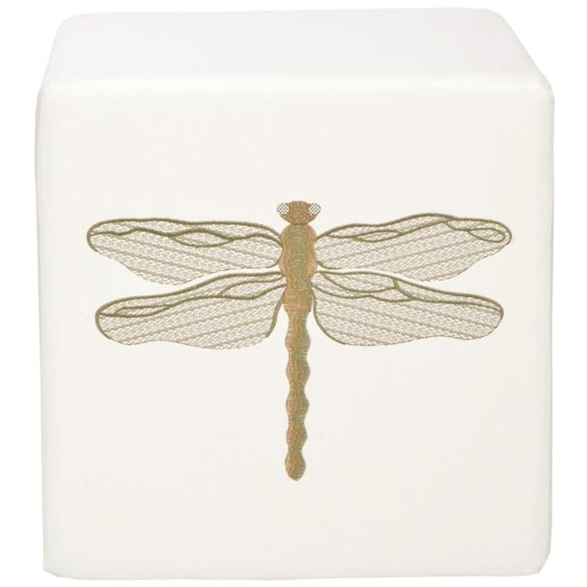 Safavieh Mono Dragon Fly Cube Ottoman Safavieh Ottomans