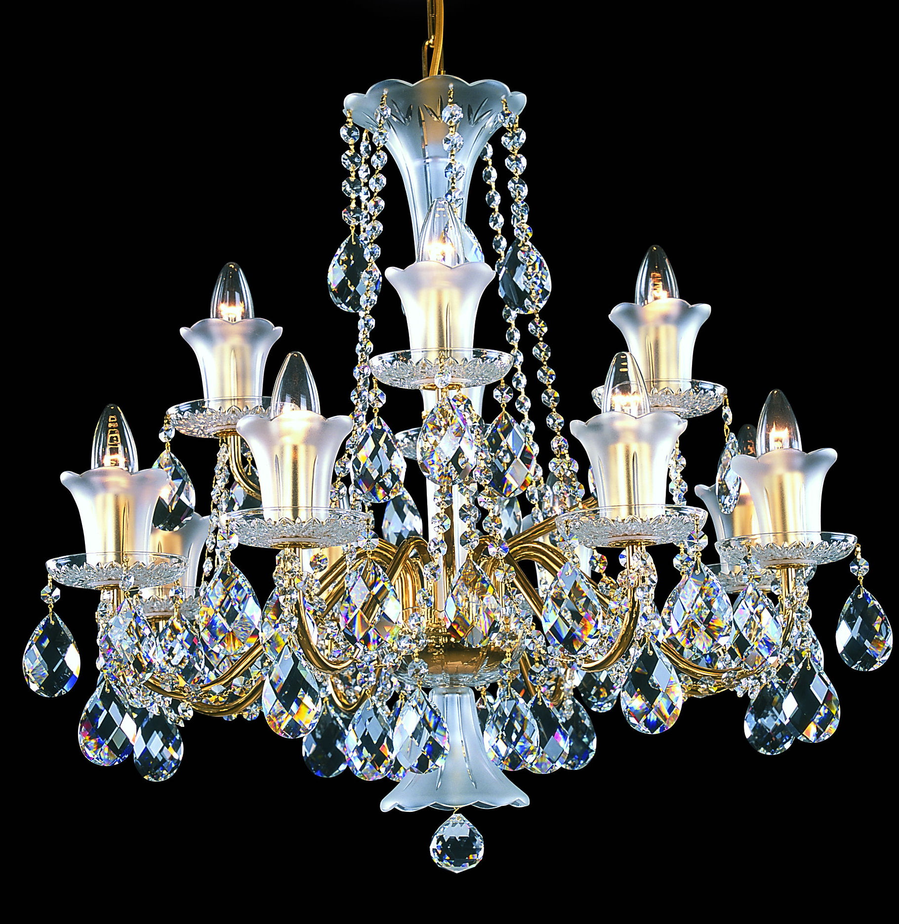 Brilliant 12 light Chandelier