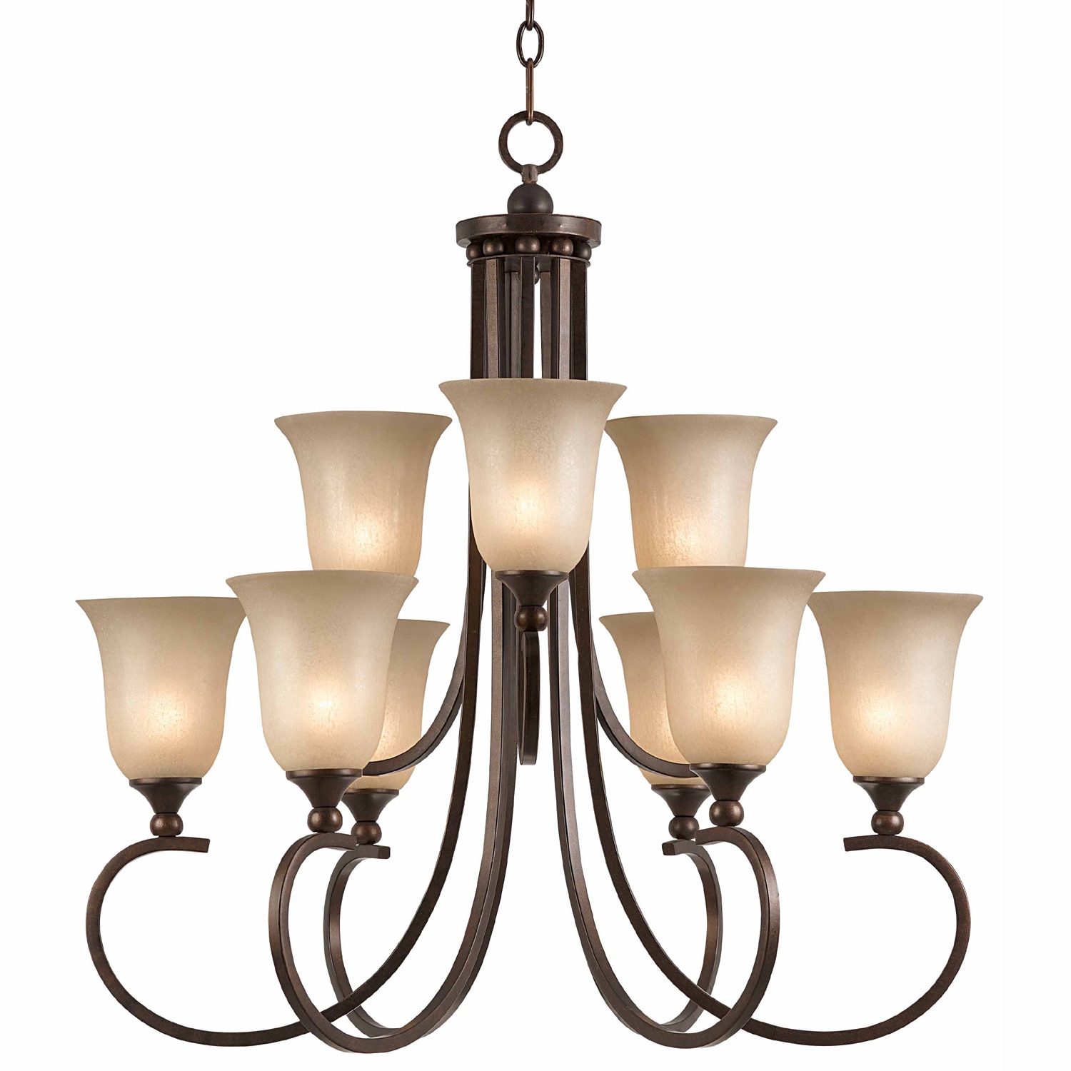 Lacosta 9 light English Bronze Chandelier