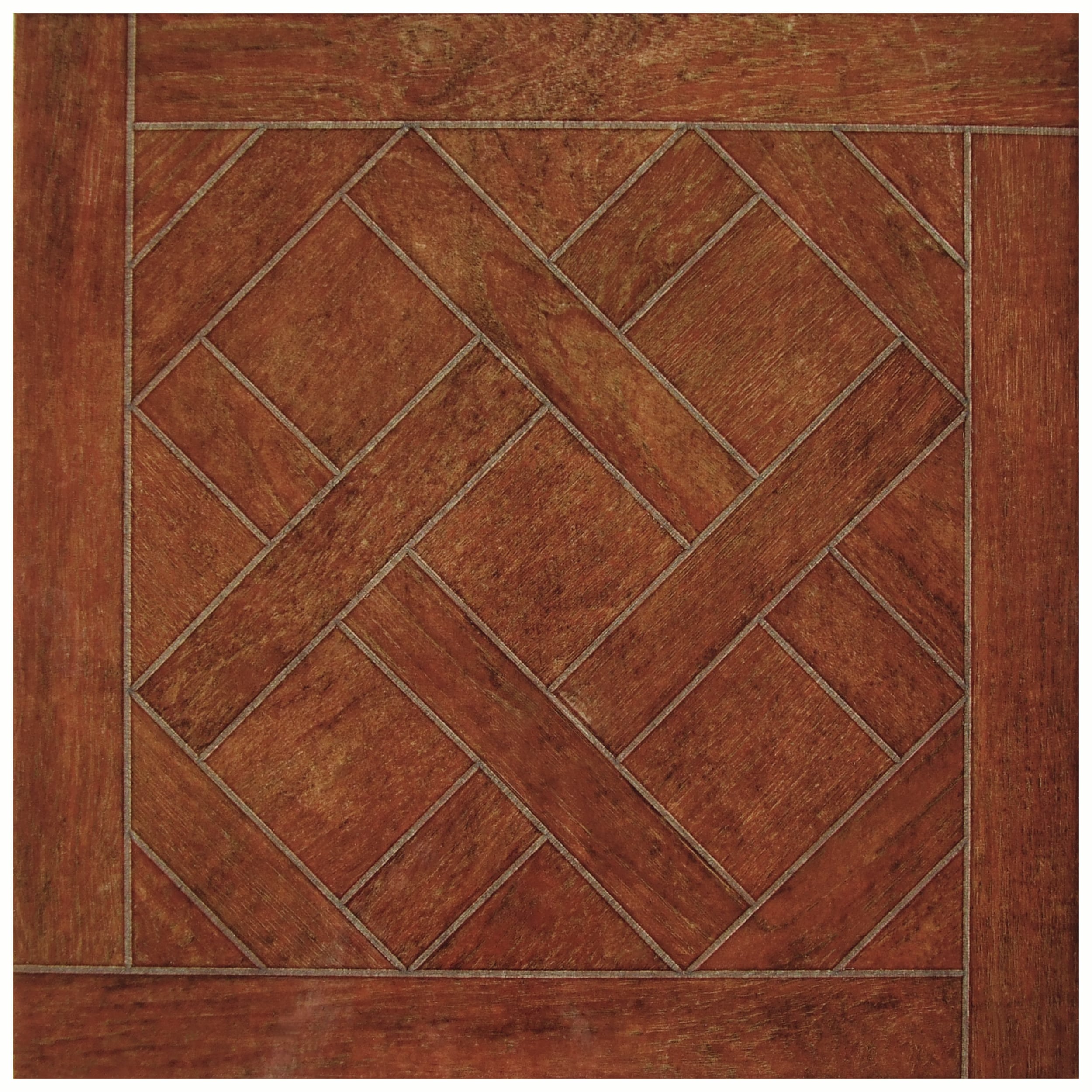 SomerTile 17.75x17.75 inch Edinburgh Nogal Ceramic Floor and Wall