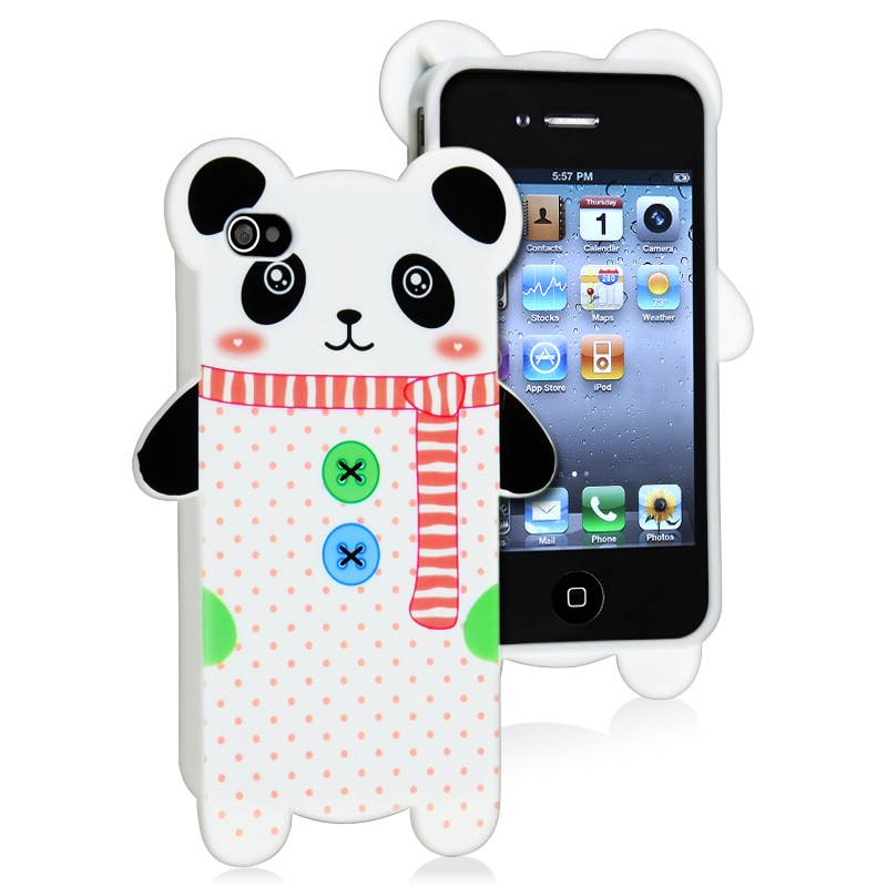   Cutting TPU Rubber Skin Case for Apple iPhone 4/ 4S  