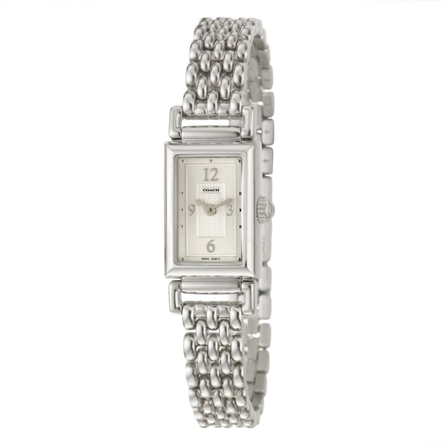 Shop Coach Madison Women's Silver Dial Stainless Steel Watch - Free ...