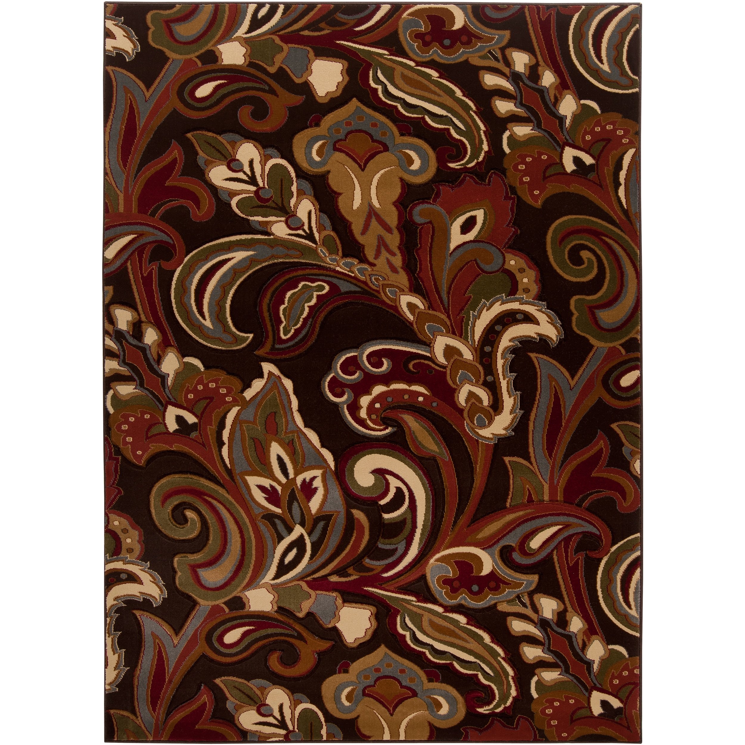 Artistic Weavers Multicolored Margin Rug (53 x 73)  