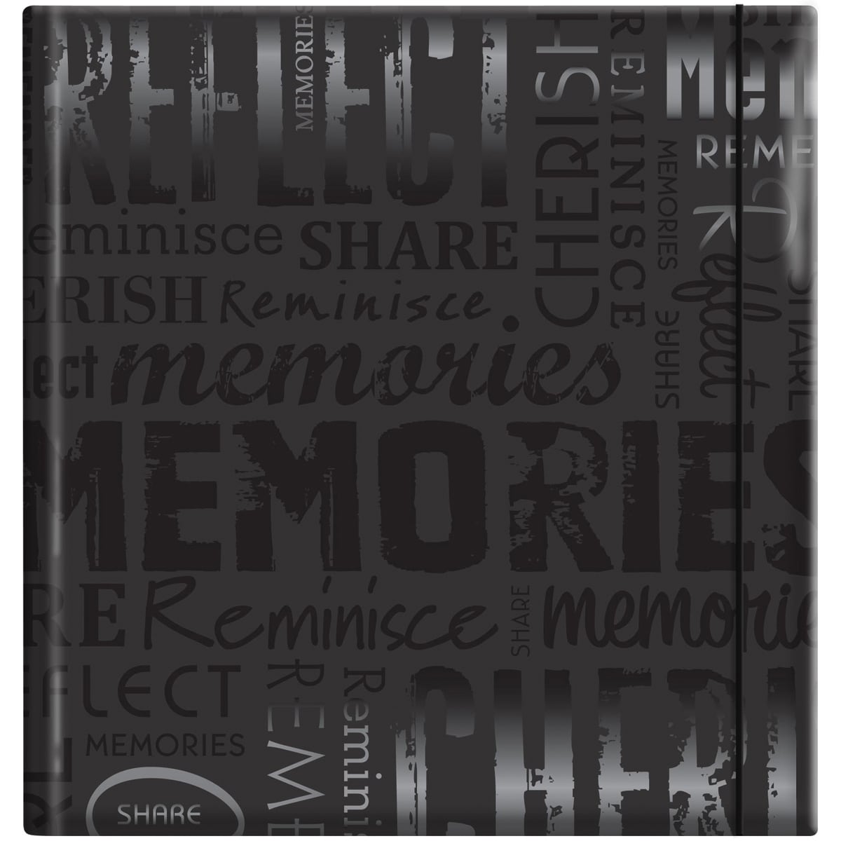 Embossed Gloss Expressions Memories Photo Album (holds 200 Photos)