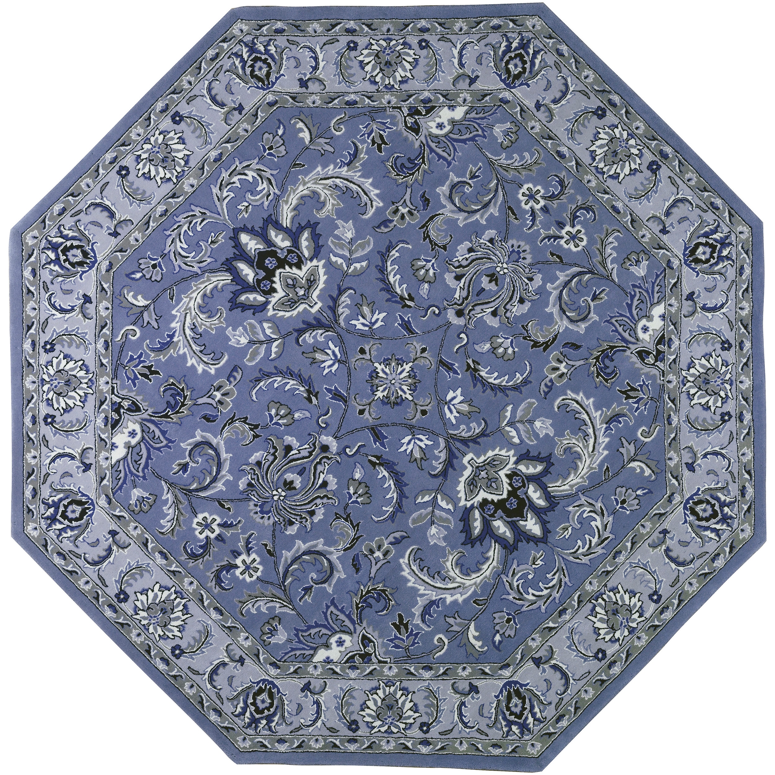 Hand tufted Blue Thor B Wool Rug (10 Octagon) Today $749.99 Sale $