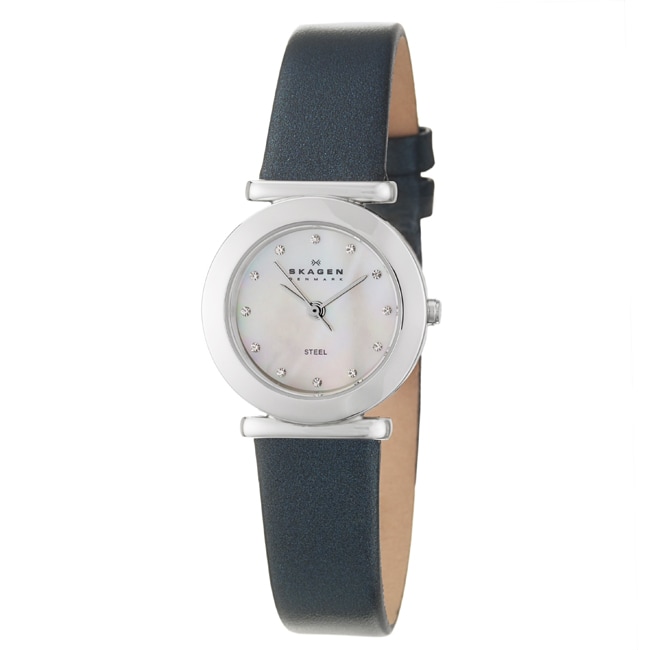 Skagen Womens Studio Stainless Steel Crystals Watch 