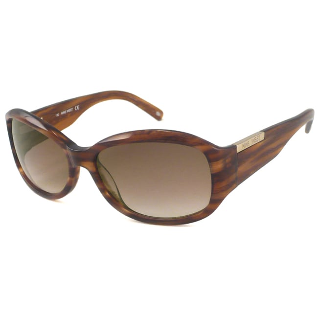 Nine West Womens Timeless Rectangular Sunglasses