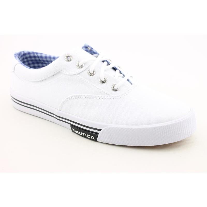 nautica white canvas shoes