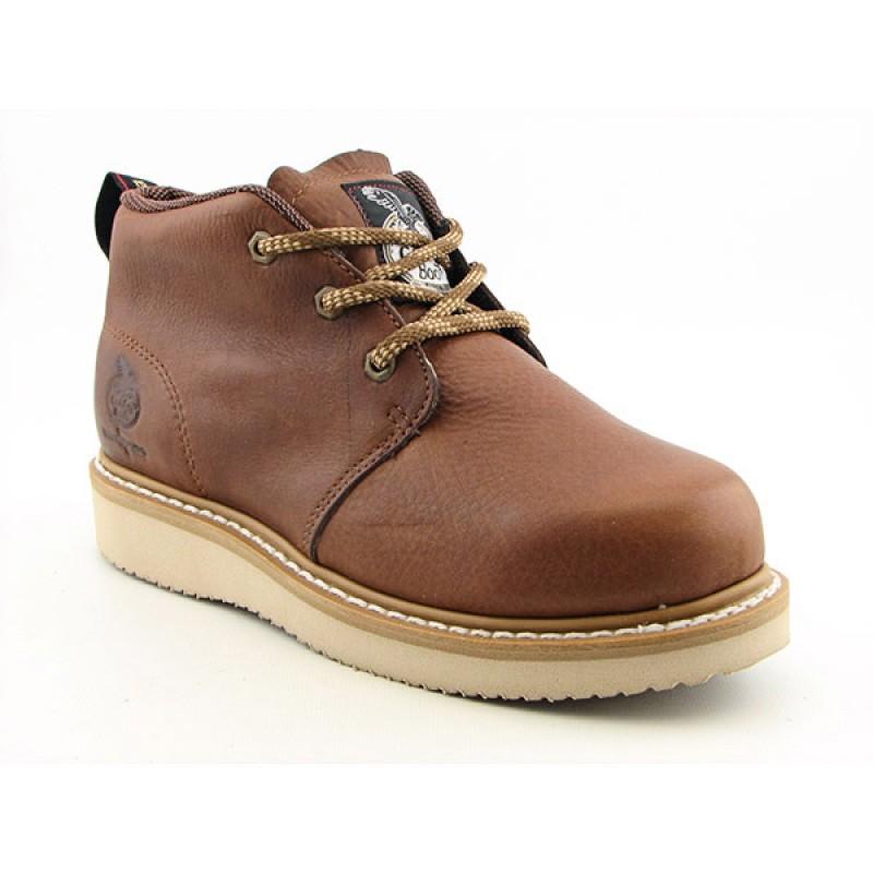 Georgia Men's GB1222 Chukka Wedge Brown Boots - Overstock Shopping ...