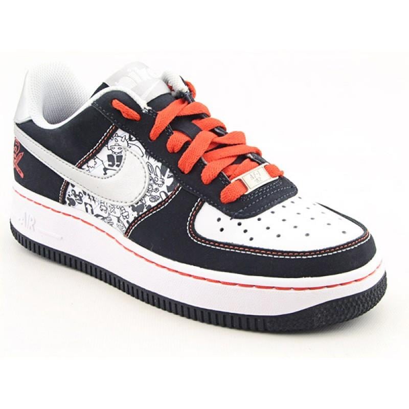 Nike Youth Kids Boyss Air Force 1 Black Athletic (Size 4.5 