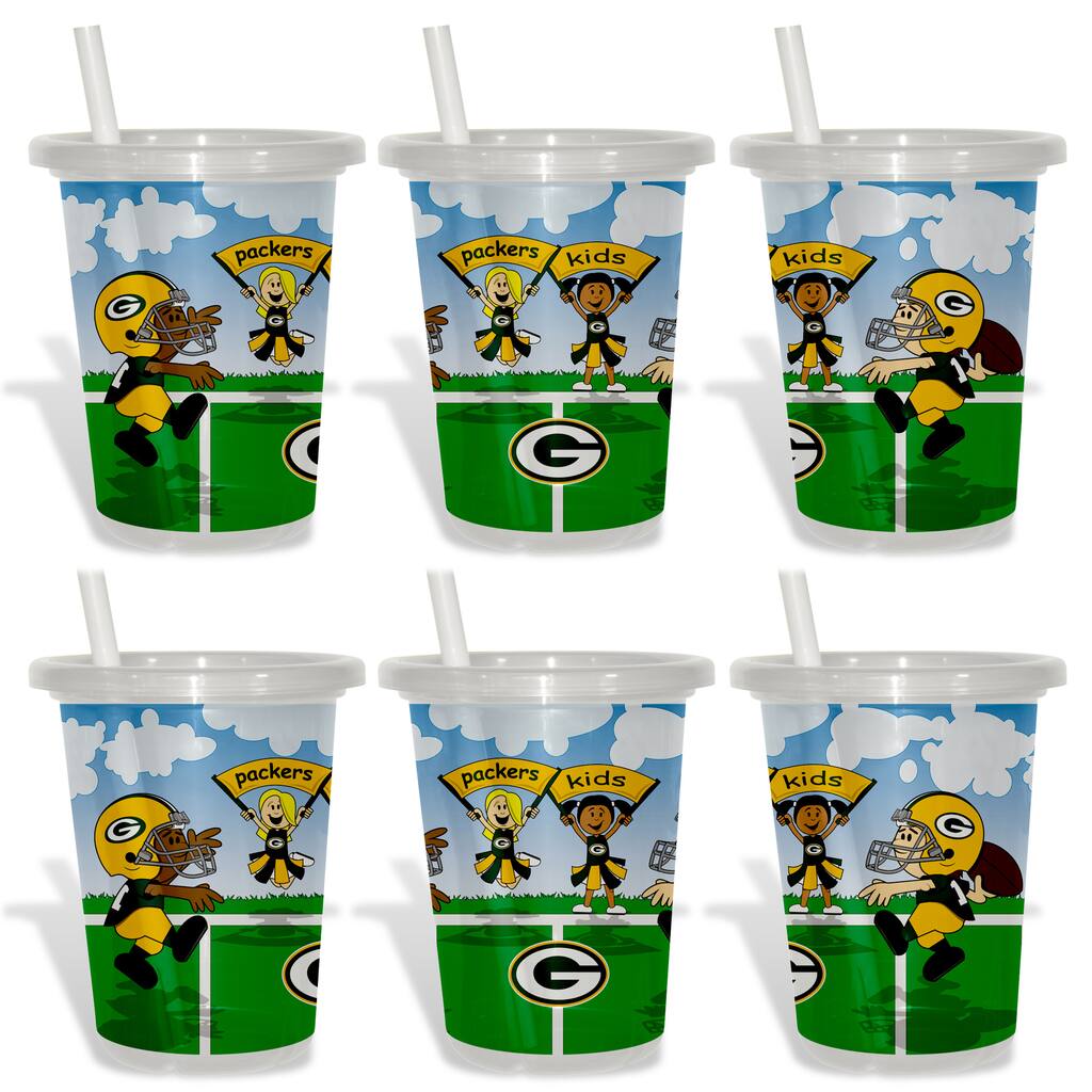 Green Bay Packers Sip and Go Cups (Pack of 6)