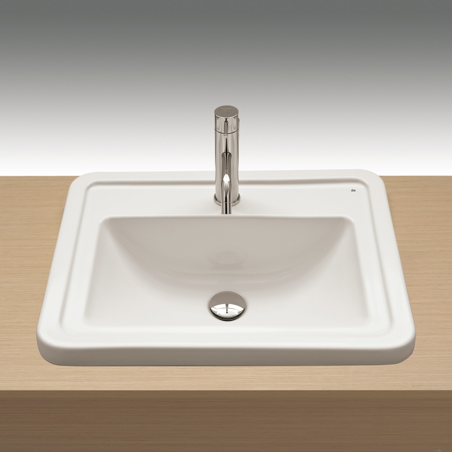 Bissonnet White Noble Bathroom Ceramic Sink