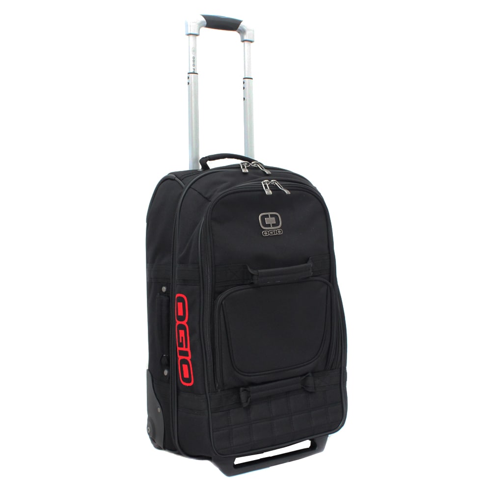 Ogio Radica Black 22 inch Drop Bottom Expandable Wheeled Upright Duffel Bag Ogio Under 24" Uprights