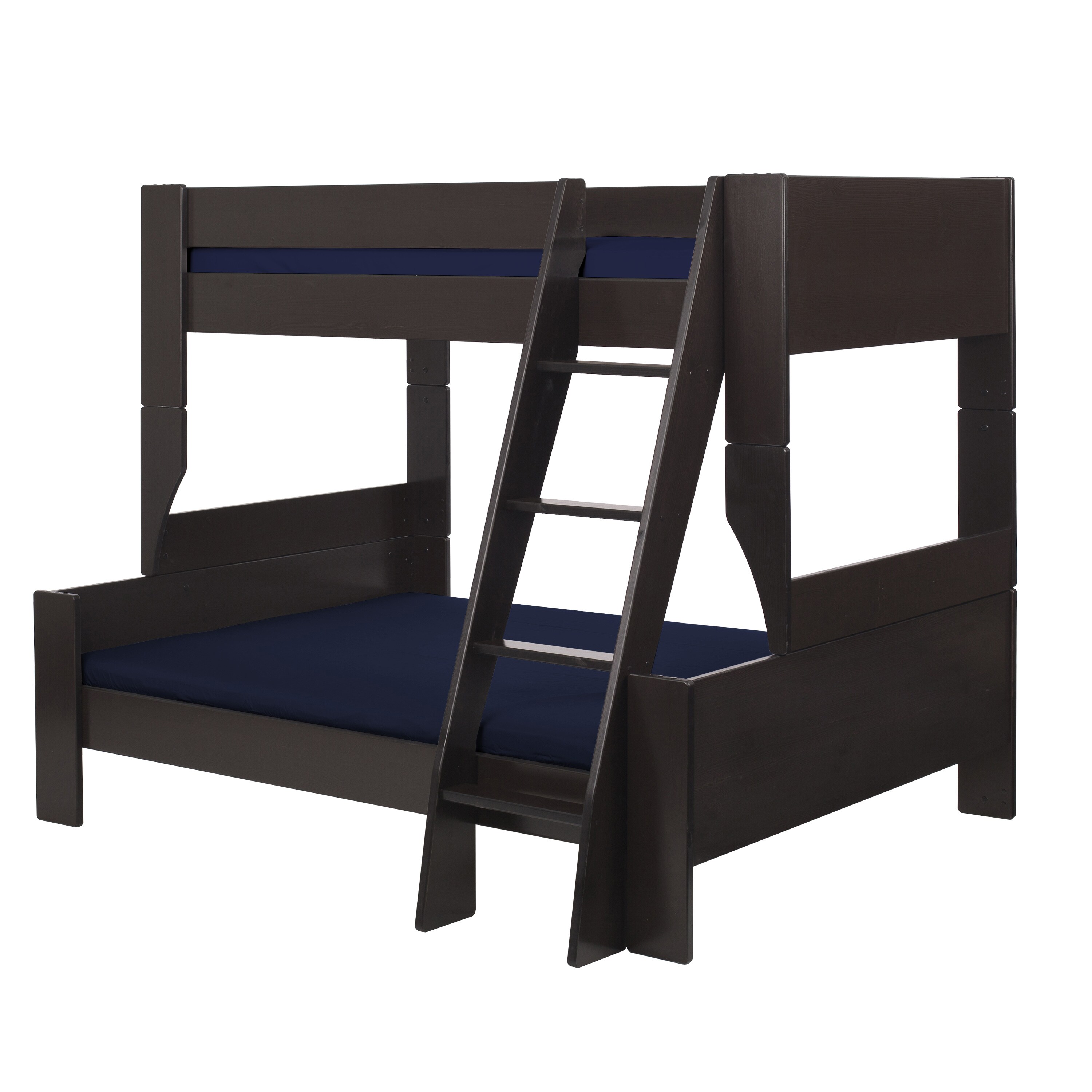 Popsicle Espresso Twin-over-Full Bunk Bed