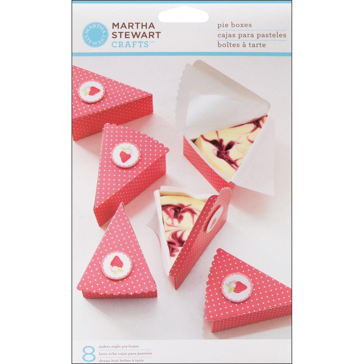 Pie Box 8/Pkg Garden Party Martha Stewart Food Decorating