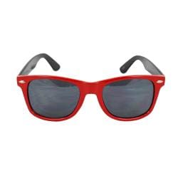 Fashion Sunglasses Red Black Frame Smoke Lenses for Women and Men ...