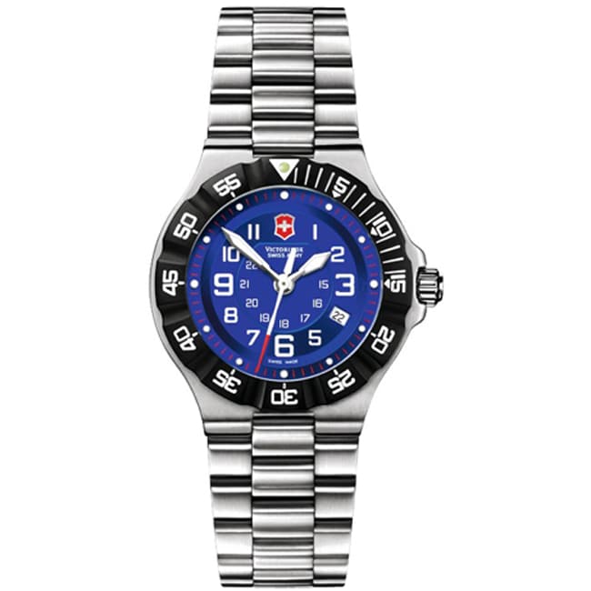 Shop Victorinox Swiss Army Women's Summit XLT Blue Dial Stainless ...