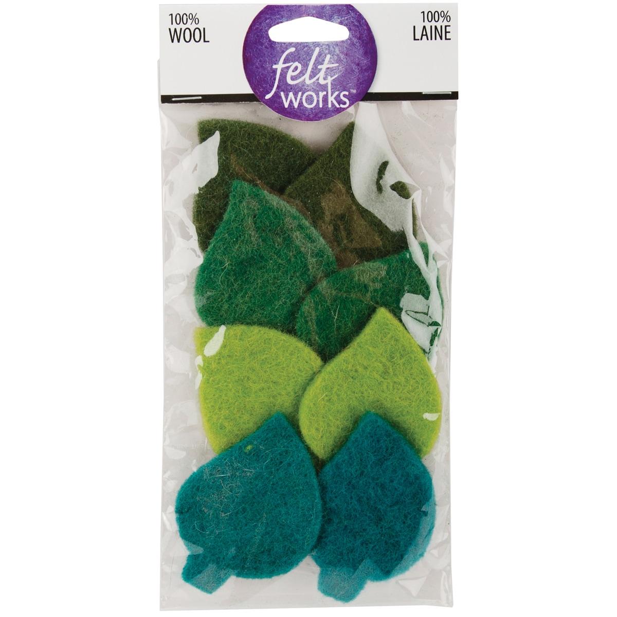 Feltworks Shapes leaves 8/pkg