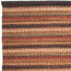 Braided Boston Brown Jute Rug (8' x 10') Surya 7x9   10x14 Rugs