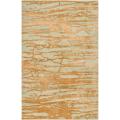 Hand-tufted Green Caparo Street Abstract Wool Area Rug (8' x 11')