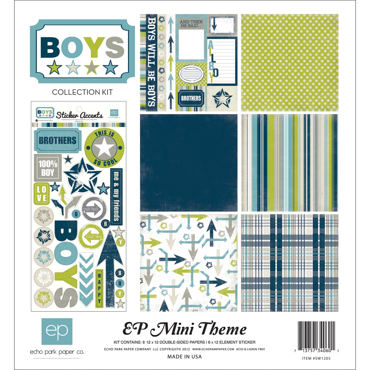 Boys Collection Kit 12x12