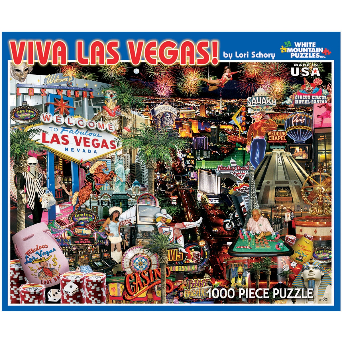 Viva Las Vegas 1000 piece Jigsaw Puzzle Today $16.99