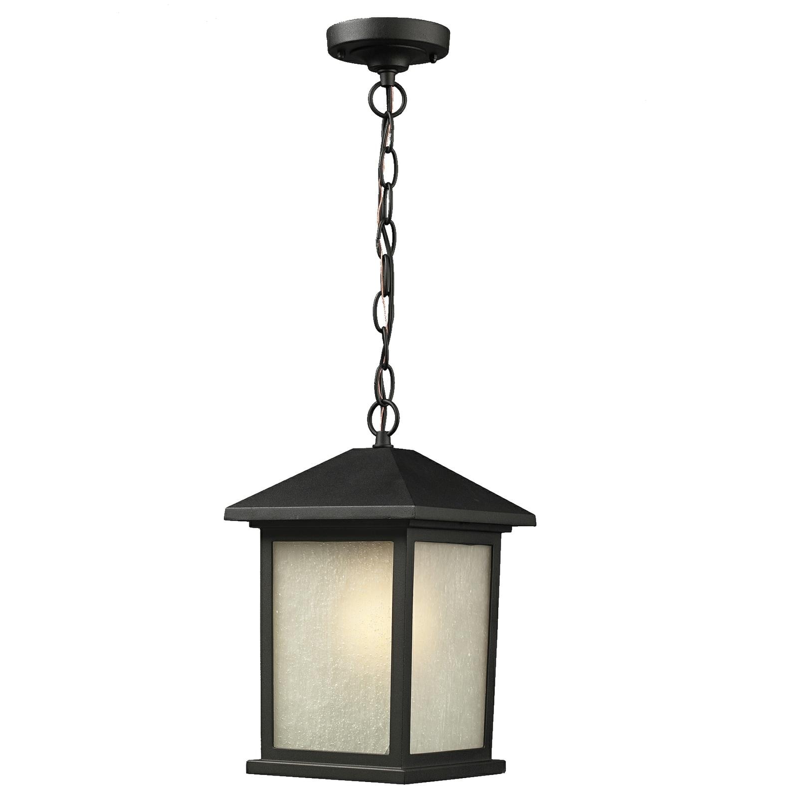 Holbrook 1 light Black Outdoor Light