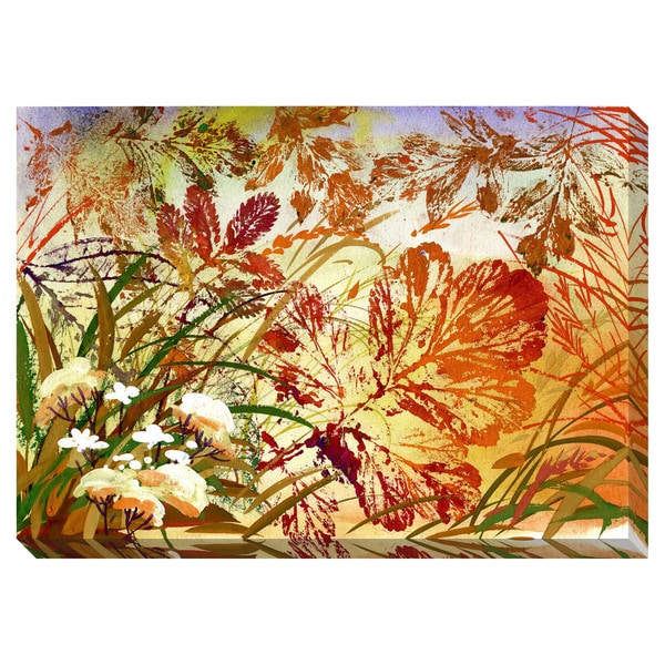 Shop Gallery Direct Autumn Abstraction Oversized Gallery Wrapped Canvas