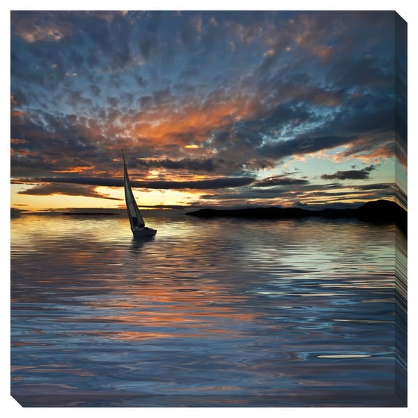 Gallery Direct Browsing the Clouds Oversized Gallery Wrapped Canvas