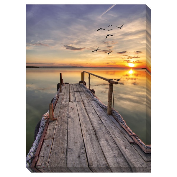 Close of Day Oversized Gallery Wrapped Canvas Canvas