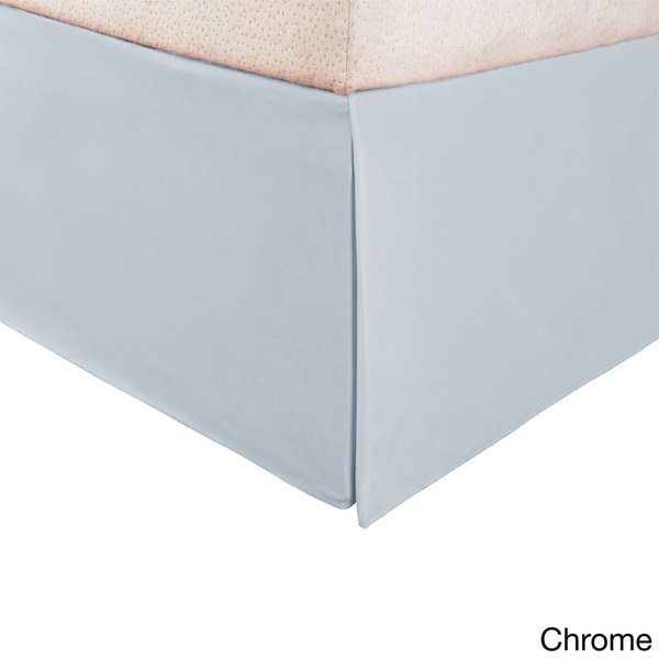 Wrinkle Resistant Tailored Drop Pleated Brushed Microfiber Bed Skirt