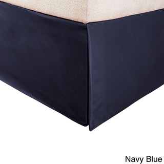 Superior Solid Microfiber Wrinkle Resistant 15 inch Drop Bedskirt