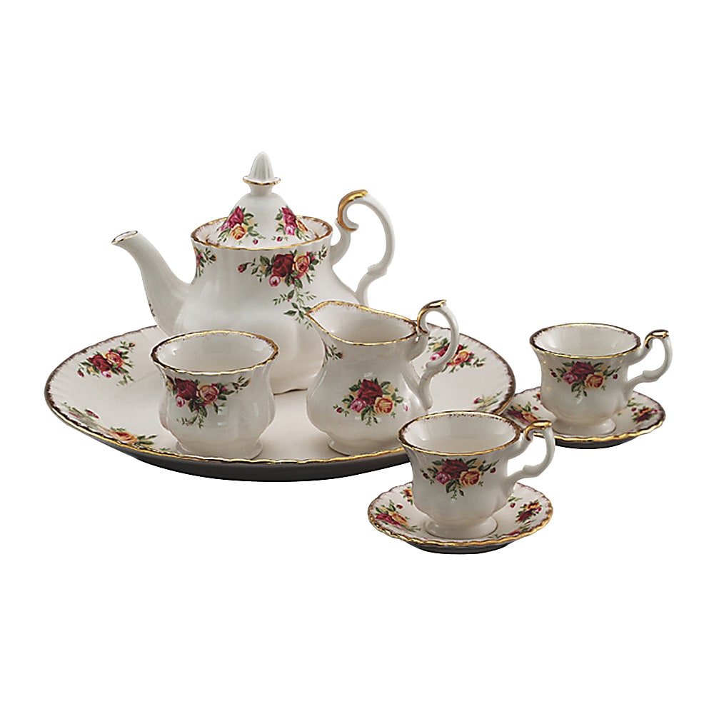 Royal Albert Old Country Roses Le Petite 9-piece Tea Set - On Sale