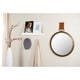 preview thumbnail 1 of 2, SAFAVIEH Time Out Warm Amber 21-inch Round Decorative Mirror - 21" x 1.5" x 21"