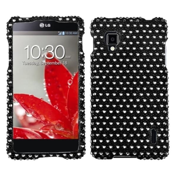 MYBAT Black/ White Dots Case for LG LS970 Optimus G MyBat Cases & Holders