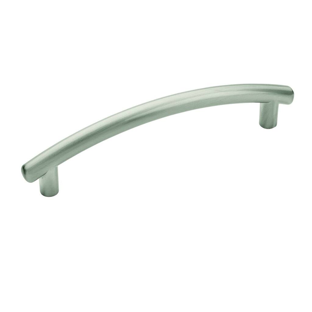Amerock Modern 4.50-Inch Satin Nickel Cabinet Pull (Pack of 5)