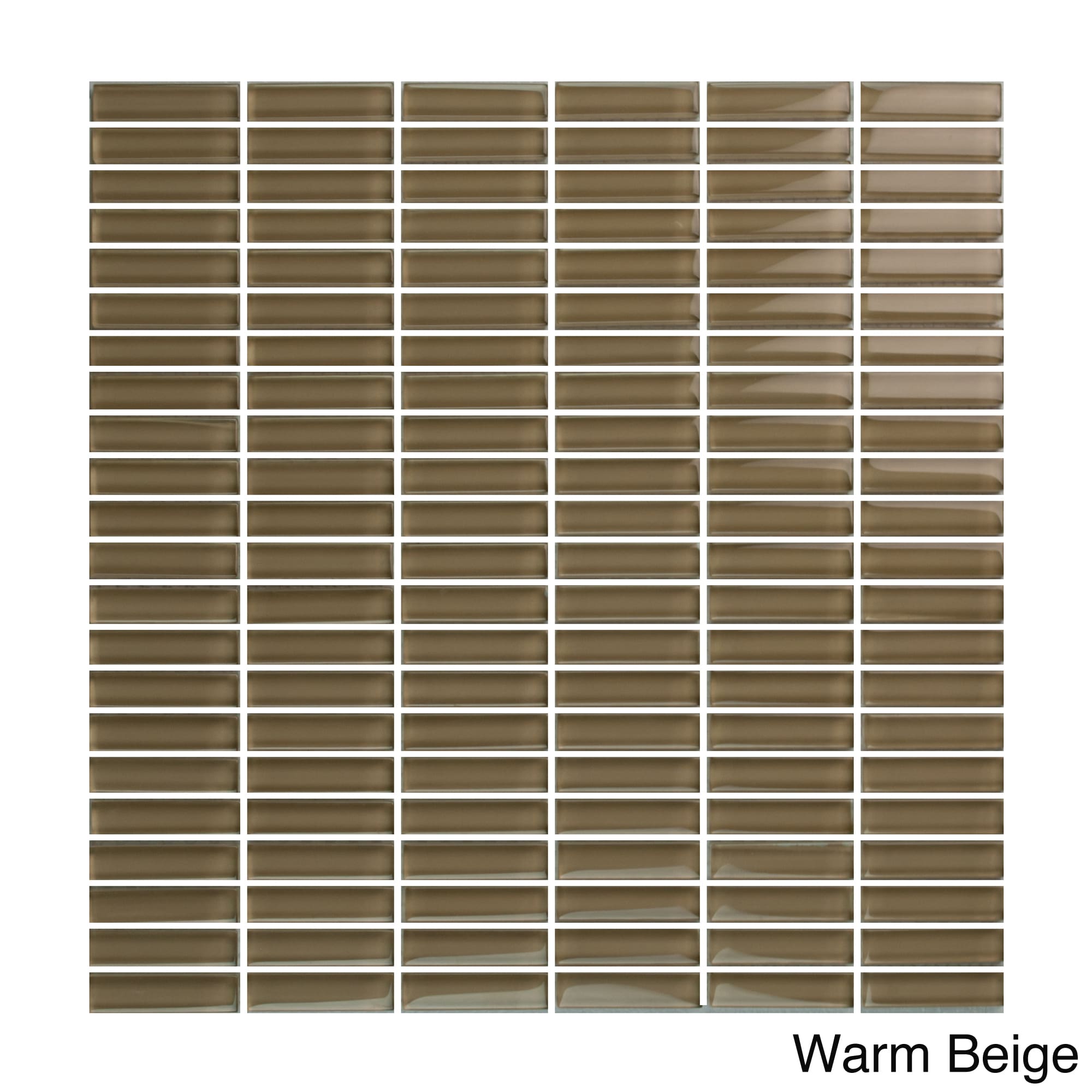 Emrytile Vetro 12x12 Straight Brick Mosaic Sheets (pack Of 10)