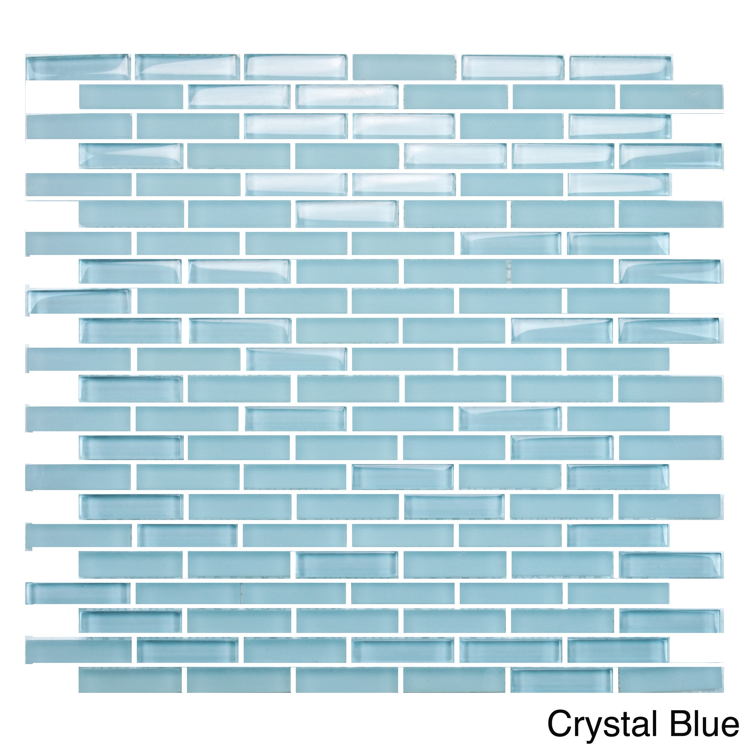 Emrytile Vetro Staggered Brick Glass 12x12 Wall Tile Sheets (pack Of 10)