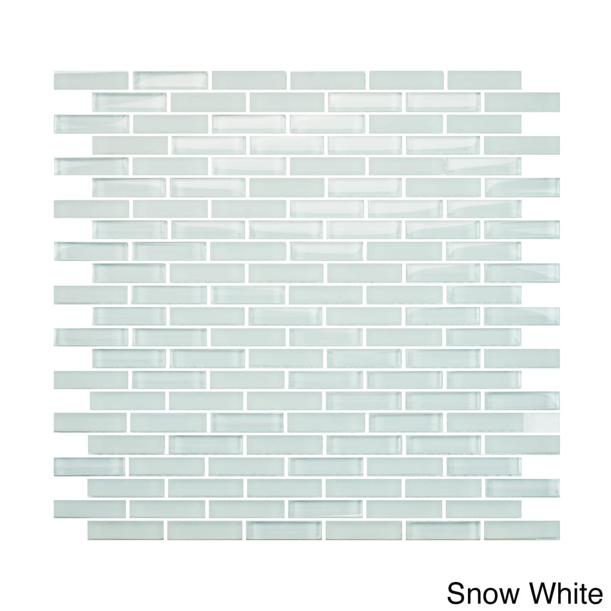 Emrytile Vetro Staggered Brick Glass 12x12 Wall Tile Sheets (pack Of 10)