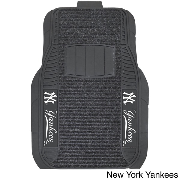 MLB Logo 20x27 Deluxe Car Mats (Set of 2) Fanmats Floor Mats