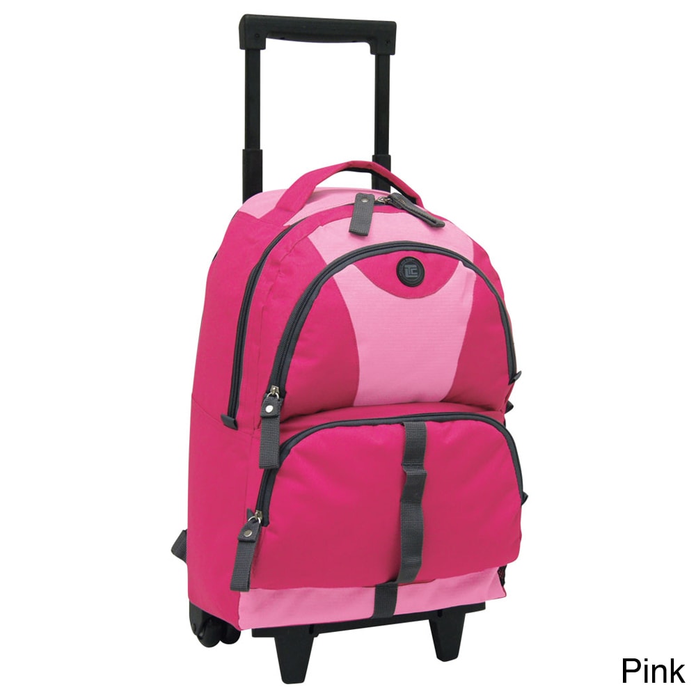 Travelers Club 18 inch Junior Rolling Backpack