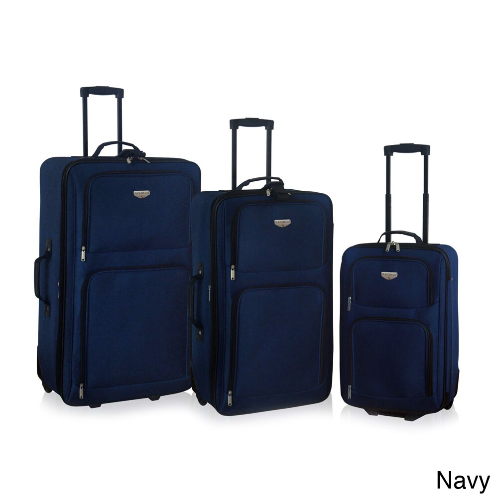 Travelers Club Genova Collection 3 piece Rolling Expandable Luggage Set