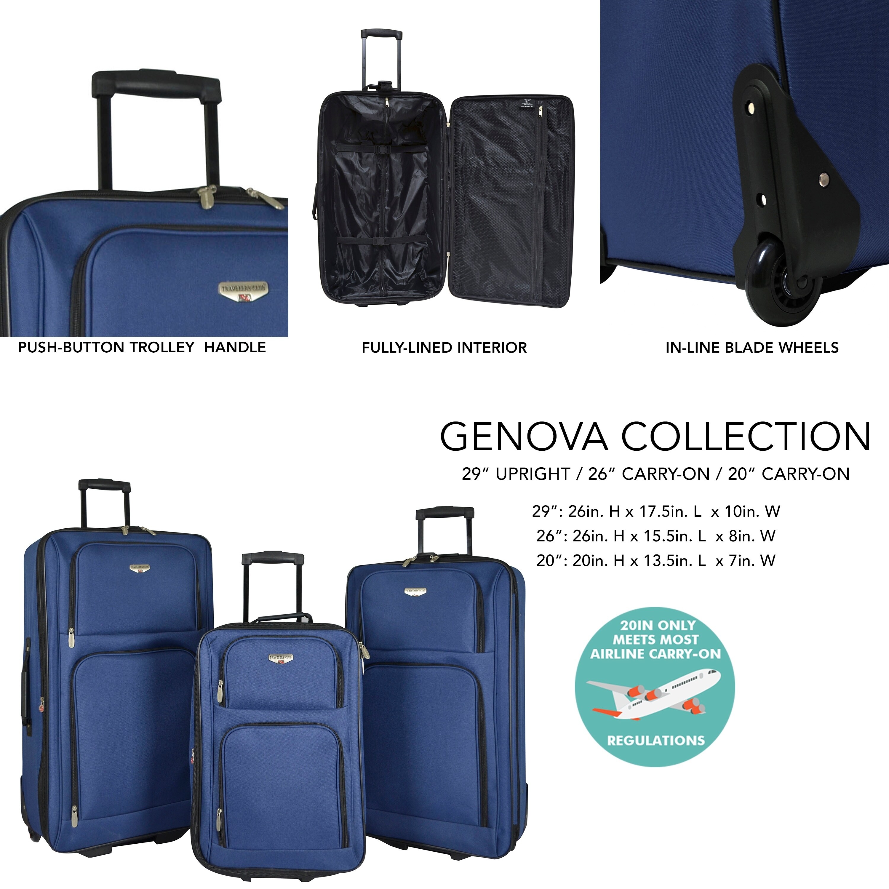 travel club trolley bags