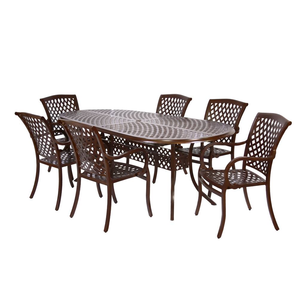 MIYU Furniture Princeton Collection 7-piece Dining Set
