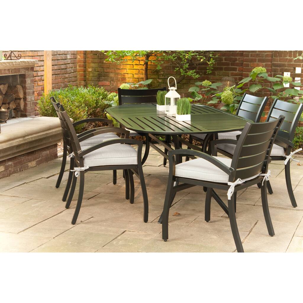 MIYU Furniture Newport Collection 7-piece Dining Set