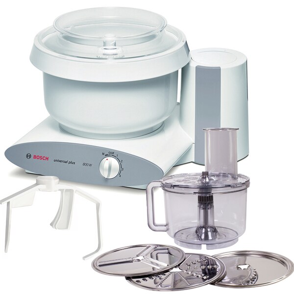 Shop Bosch Universal Plus Mixer with Slicer Shredder and Mini Dough Hook Free Shipping Today