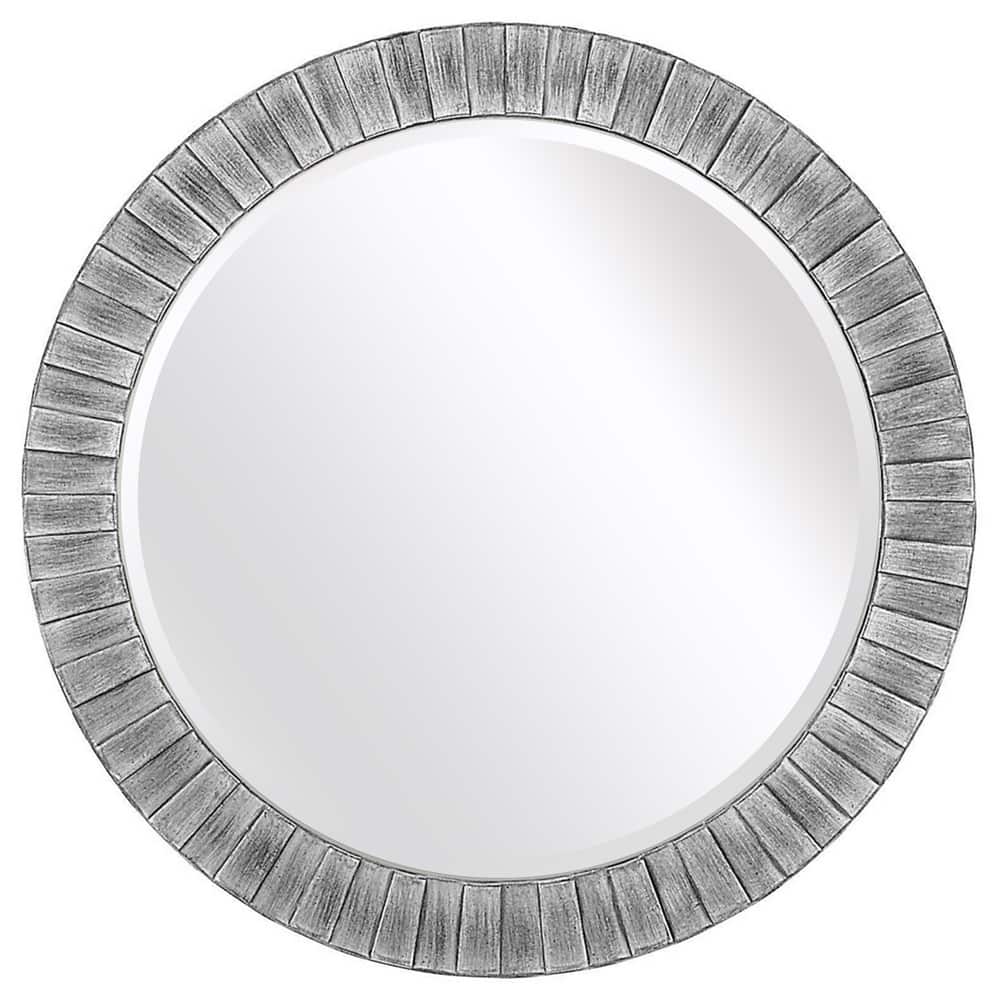 Lyone 34-inch Round Two Toned Bronze Wall Mirror