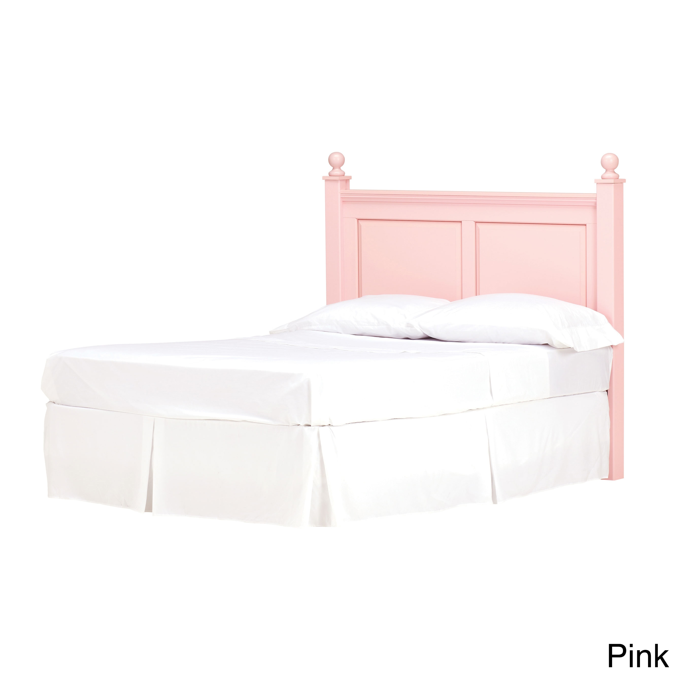 Lang Furniture Raised Panel Full Size Four Poster Headboard Pink Size Full